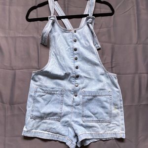 Forever 21 denim overalls size small